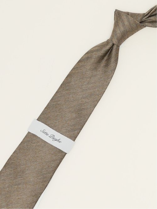 セッテピエゲ シルクソリッド レギュラータイ 8cm幅