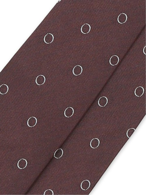 セッテピエゲ シルクドット柄 レギュラータイ 8cm幅