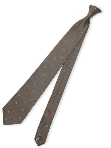 セッテピエゲ シルクドット柄 レギュラータイ 8cm幅