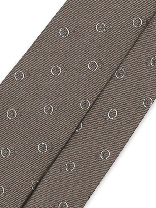 セッテピエゲ シルクドット柄 レギュラータイ 8cm幅