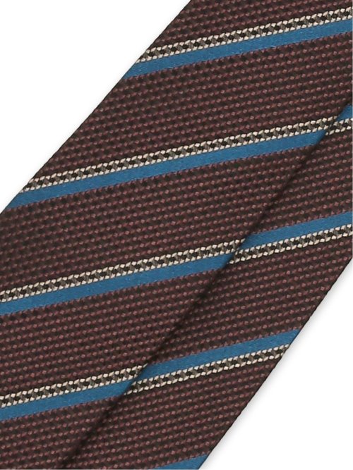 セッテピエゲ シルクストライプ柄 レギュラータイ 8cm幅