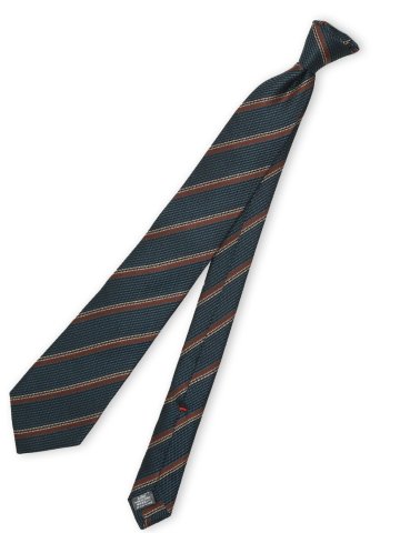 セッテピエゲ シルクストライプ柄 レギュラータイ 8cm幅