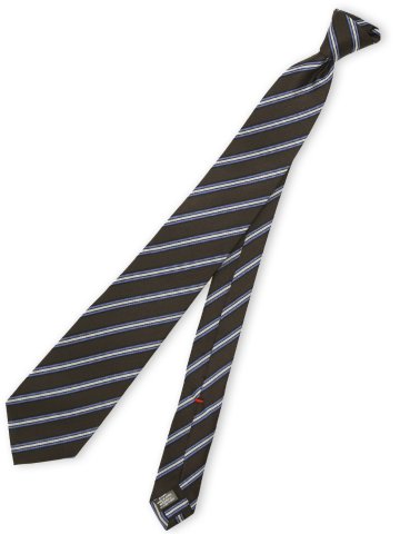 セッテピエゲ シルクストライプ柄 レギュラータイ 8cm幅