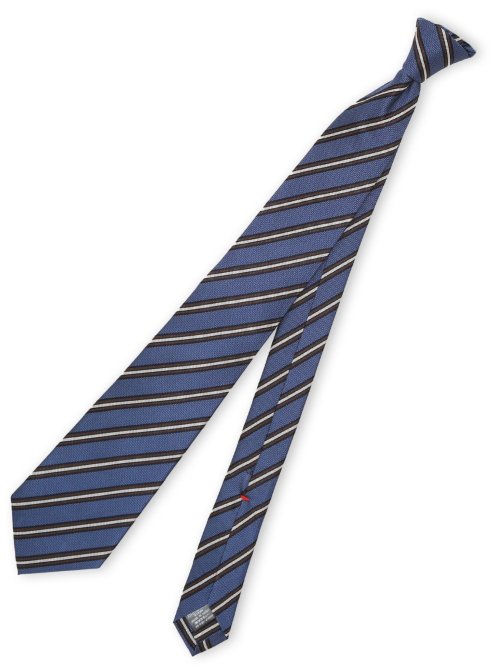 セッテピエゲ シルクストライプ柄 レギュラータイ 8cm幅