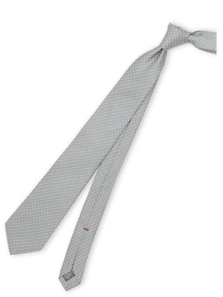 セッテピエゲ シルクドット柄 レギュラータイ 8cm幅