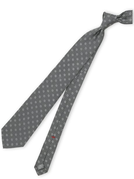 セッテピエゲ シルク小紋柄 レギュラータイ 8cm幅