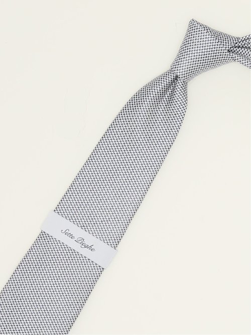 セッテピエゲ シルクソリッド レギュラータイ 8cm幅