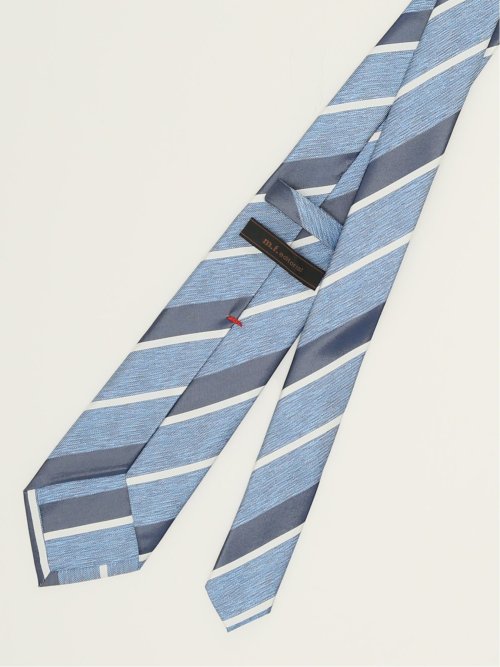 セッテピエゲ シルクストライプ柄 レギュラータイ 8cm幅