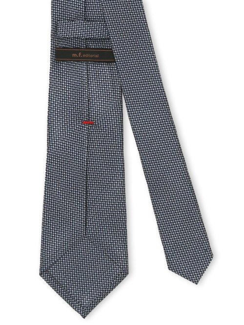 セッテピエゲ シルク小紋柄 レギュラータイ 8cm幅