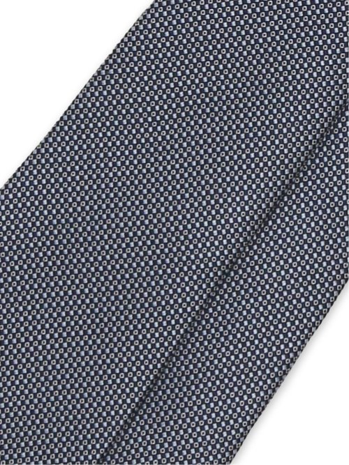 セッテピエゲ シルク小紋柄 レギュラータイ 8cm幅