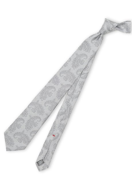 セッテピエゲ シルクペイズリー柄 レギュラータイ 8cm幅