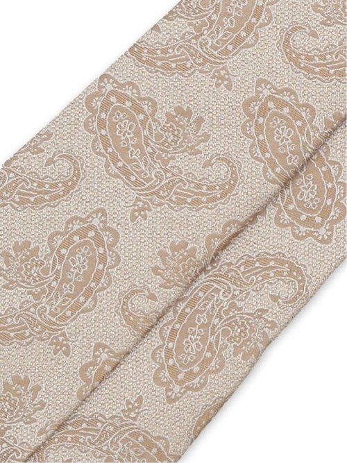 セッテピエゲ シルクペイズリー柄 レギュラータイ 8cm幅