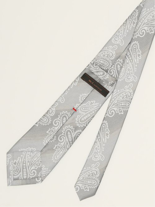 セッテピエゲ シルクペイズリー柄 レギュラータイ 8cm幅