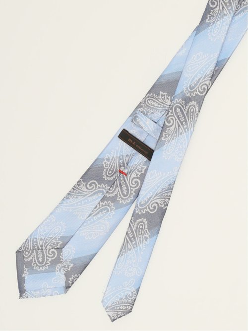 セッテピエゲ シルクペイズリー柄 レギュラータイ 8cm幅