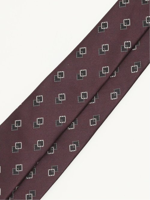 セッテピエゲ シルク小柄 レギュラータイ 8cm幅