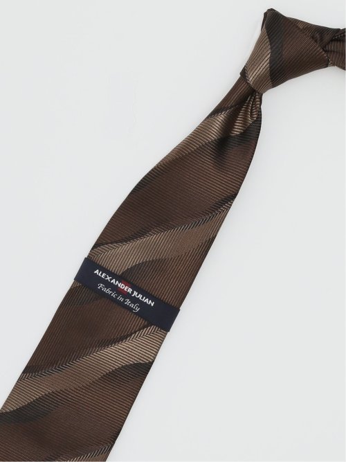 イタリア生地 ジオメトリック柄 レギュラータイ 8.0cm幅