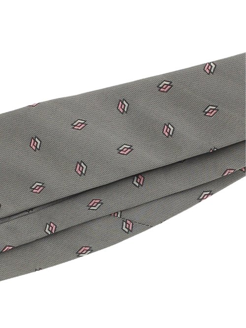 シルクネクタイ＆チーフセット 小紋