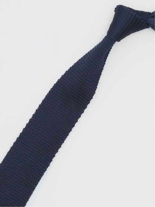 ニット ソリッドナロータイ 6.5cm幅