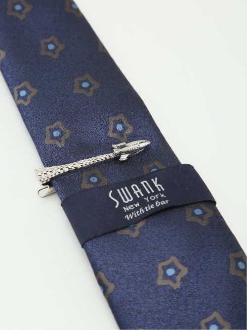 スワンク/SWANK ネクタイ＆タイバーセット