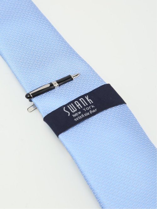 スワンク/SWANK ネクタイ＆タイバーセット