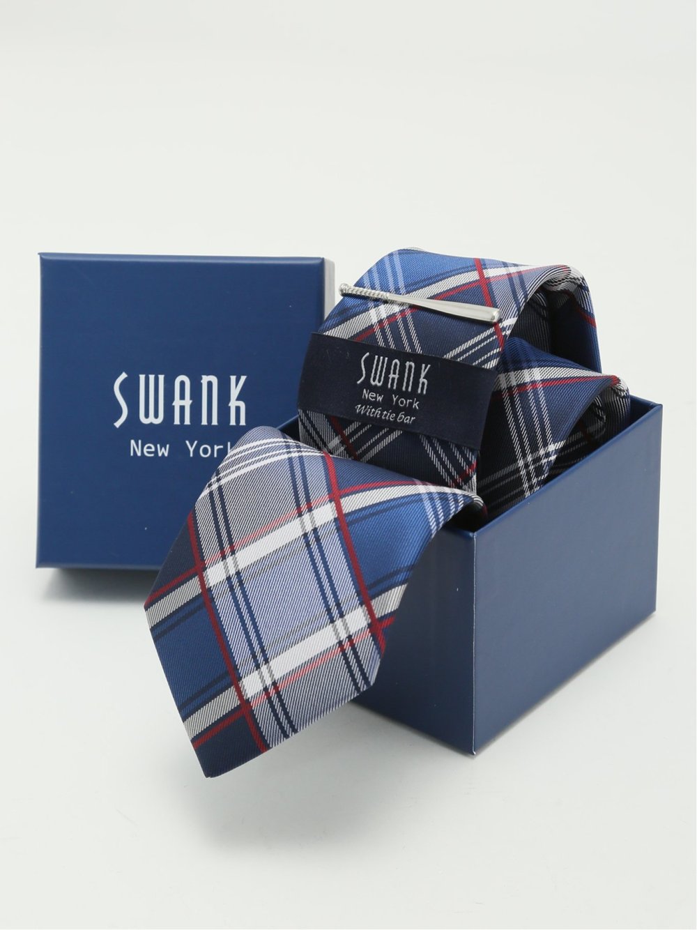 スワンク/SWANK ネクタイ＆タイバーセット