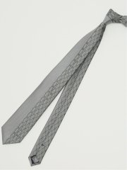 ネクタイ メンズ 光沢 パネル ナロー 7.0cm幅 ソリッド & アーガイルチェック