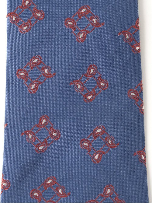 シルクネクタイ＆チーフセット 小紋