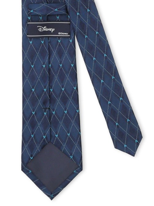 ディズニー/DISNEY シルクアーガイル柄 レギュラータイ 8.0cm幅