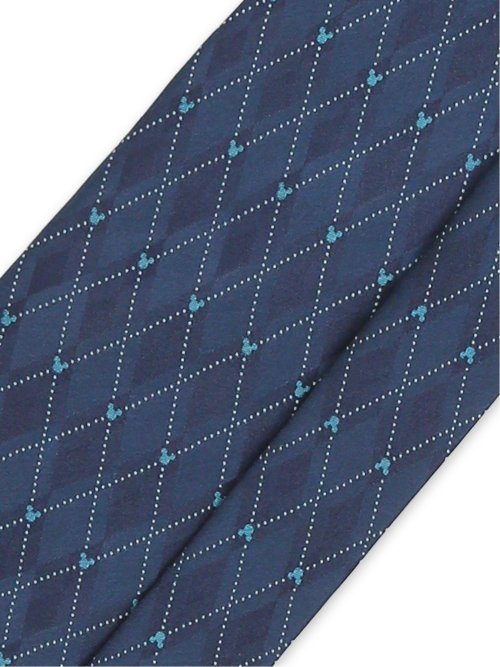 ディズニー/DISNEY シルクアーガイル柄 レギュラータイ 8.0cm幅