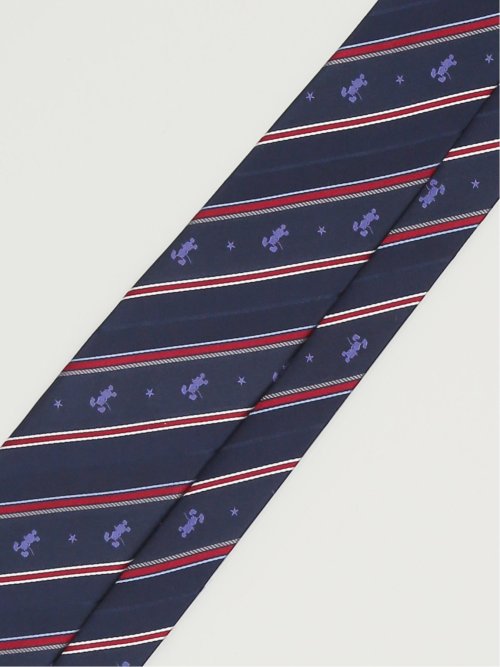 ディズニー/DISNEY シルクストライプ柄 レギュラータイ 8.0cm幅