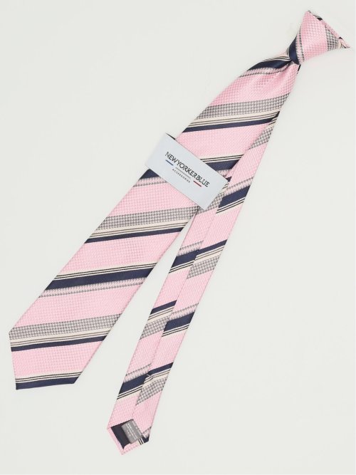 ニューヨーカーブルー/NEWYORKER BLUE シルクレギュラータイ 8.0cm幅