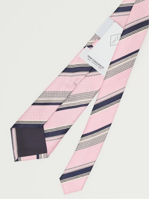 ニューヨーカーブルー/NEWYORKER BLUE シルクレギュラータイ 8.0cm幅