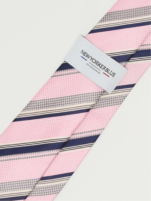 ニューヨーカーブルー/NEWYORKER BLUE シルクレギュラータイ 8.0cm幅