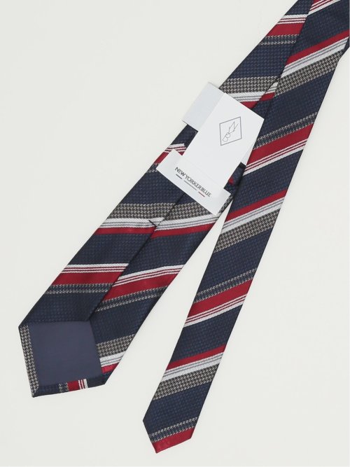 ニューヨーカーブルー/NEWYORKER BLUE シルクレギュラータイ 8.0cm幅