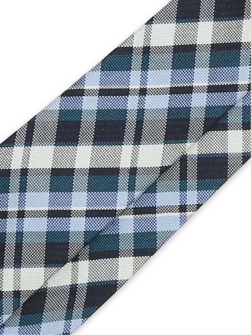 ニューヨーカーブルー/NEWYORKER BLUE シルクレギュラータイ 8.0cm幅