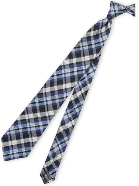 ニューヨーカーブルー/NEWYORKER BLUE シルクレギュラータイ 8.0cm幅