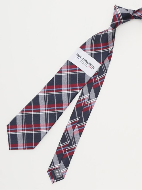 ニューヨーカーブルー/NEWYORKER BLUE シルクレギュラータイ 8.0cm幅