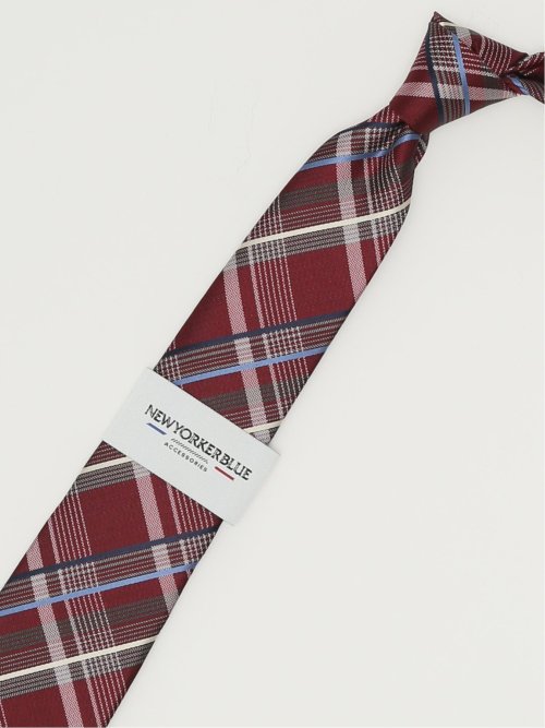 ニューヨーカーブルー/NEWYORKER BLUE シルクレギュラータイ 8.0cm幅