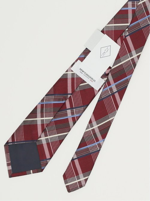 ニューヨーカーブルー/NEWYORKER BLUE シルクレギュラータイ 8.0cm幅