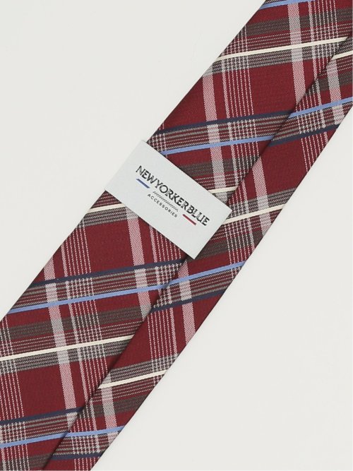 ニューヨーカーブルー/NEWYORKER BLUE シルクレギュラータイ 8.0cm幅