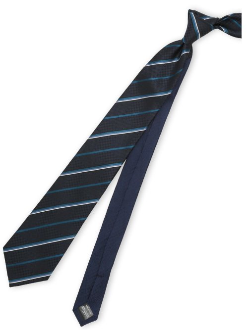 ニューヨーカーブルー/NEWYORKER BLUE シルクレギュラータイ 8.0cm幅