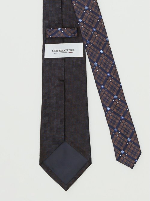 ネクタイ メンズ ビジネス シルク レギュラー 8.0cm幅 ニューヨーカーブルー/NEWYORKER BLUE