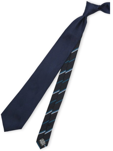 ニューヨーカーブルー/NEWYORKER BLUE シルクレギュラータイ 8.0cm幅