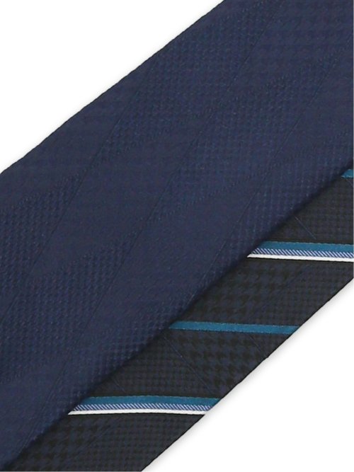 ニューヨーカーブルー/NEWYORKER BLUE シルクレギュラータイ 8.0cm幅