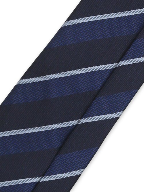 ニューヨーカーブルー/NEWYORKER BLUE シルクレギュラータイ 8.0cm幅