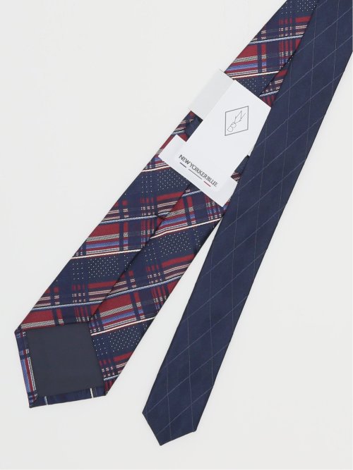 ニューヨーカーブルー/NEWYORKER BLUE シルクレギュラータイ 8.0cm幅