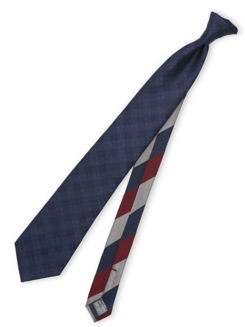 ニューヨーカーブルー/NEWYORKER BLUE シルクレギュラータイ 8.0cm幅