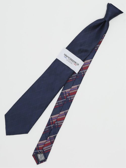 ニューヨーカーブルー/NEWYORKER BLUE シルクレギュラータイ 8.0cm幅