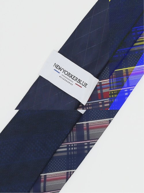 ニューヨーカーブルー/NEWYORKER BLUE シルクレギュラータイ 8.0cm幅