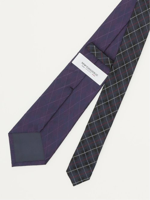 ニューヨーカーブルー/NEWYORKER BLUE シルクレギュラータイ 8.0cm幅